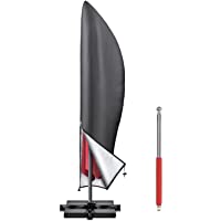 Los mejores  - Deyard Parasol Cover- Banana Cantilever Hanging Extra Large Paraguas con Cremallera- Impermeable y Transpirable Oxford…